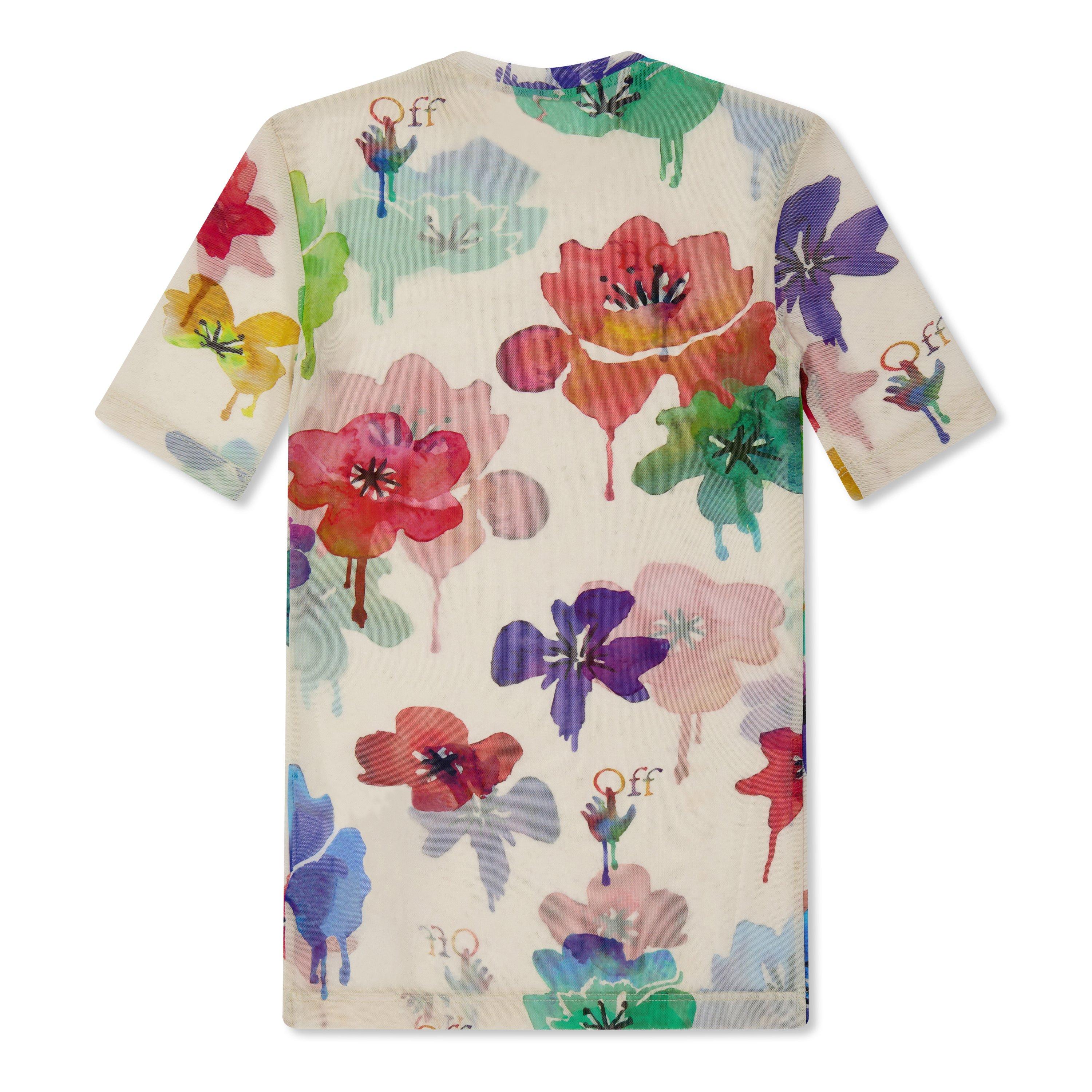 Off White Floral Pop T-Shirt