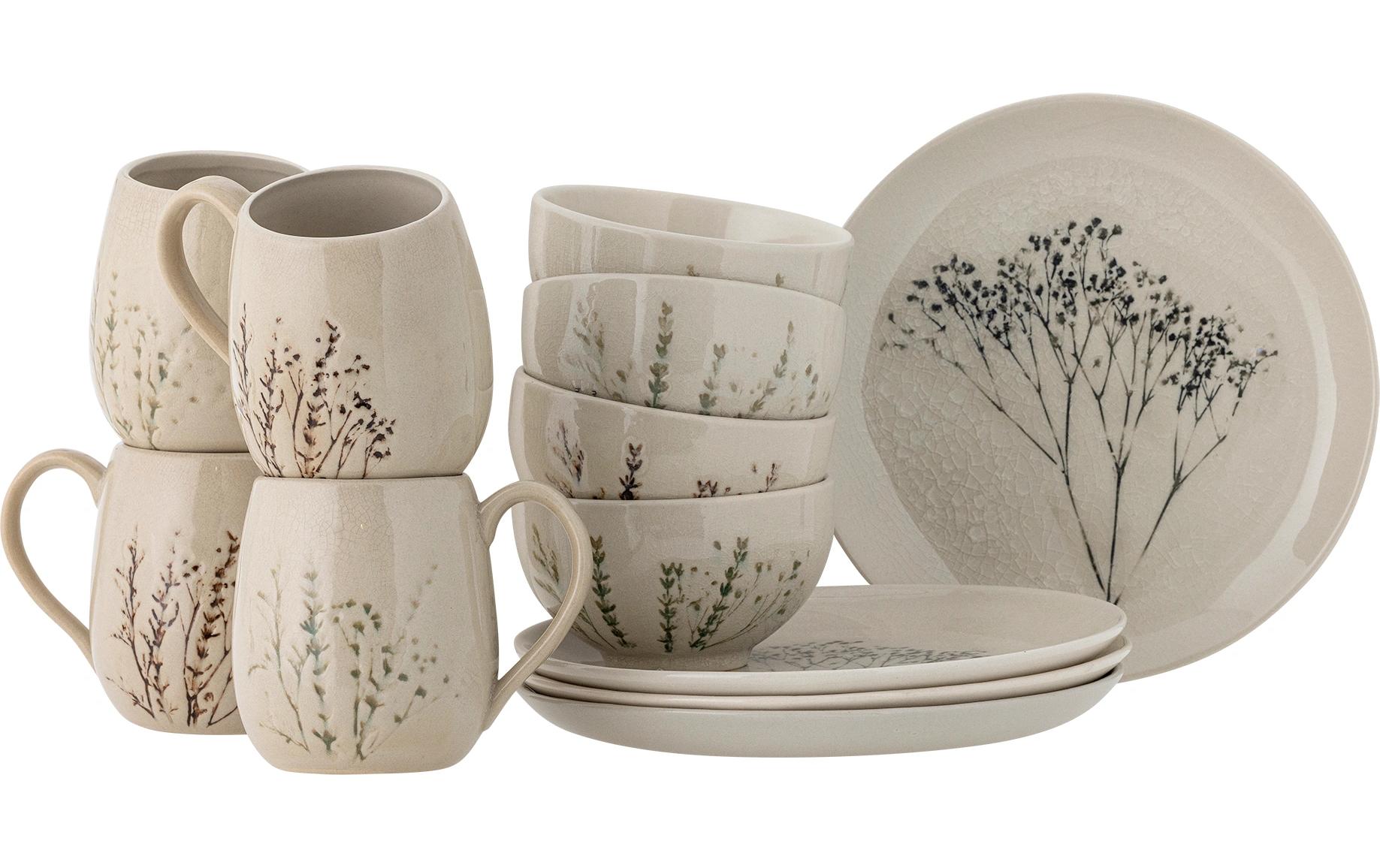Speise-Service Bea 12-teilig, Nature<br>Geschirrset