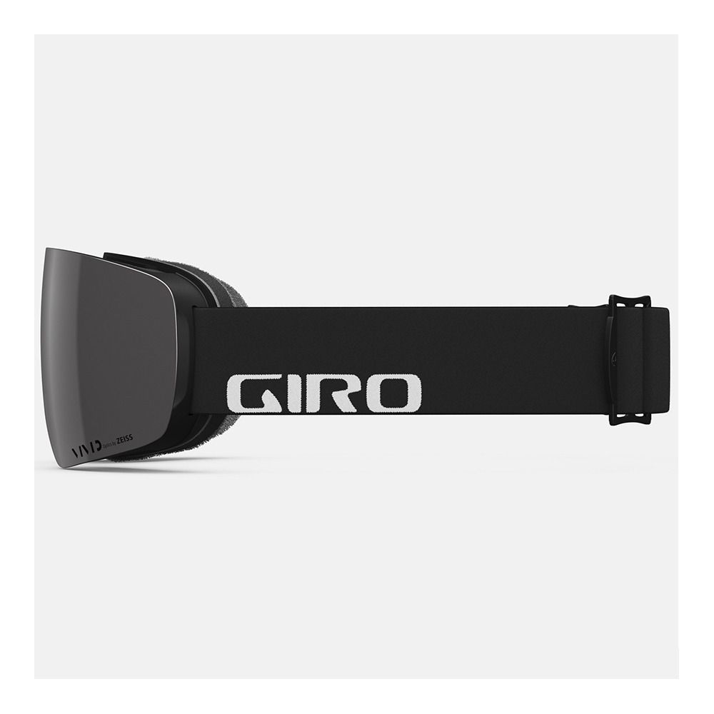 Giro CONTOUR - Masque ski + écran supplémentaire vivid infrared black wordmark/vivid smoke
