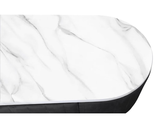 MENZZO - Coiffeuse paloma 1 tiroir velours noir
