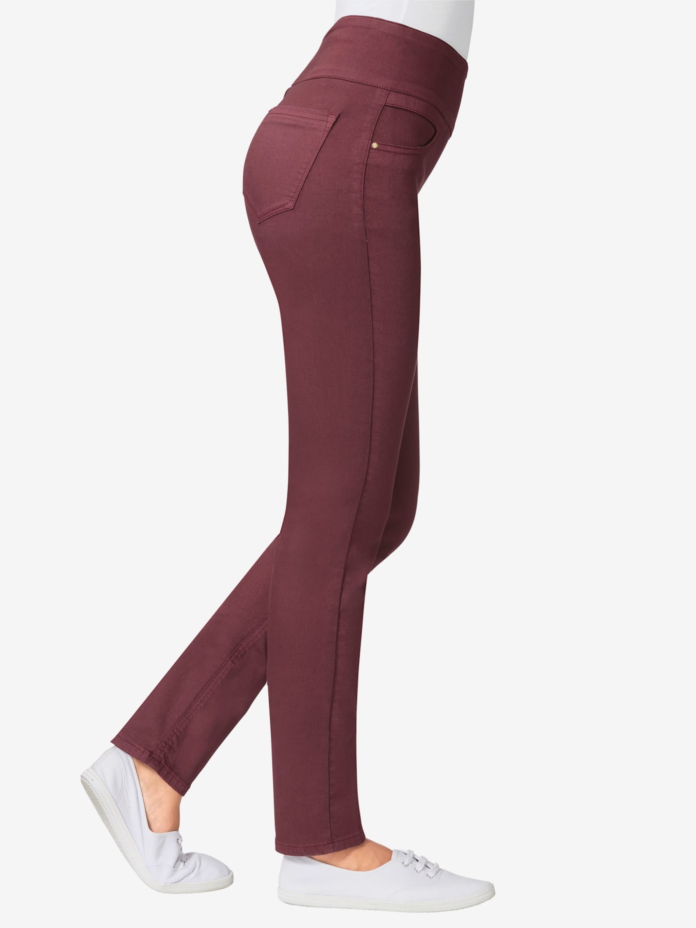 Pantalon avec ceinture large élastique et poches