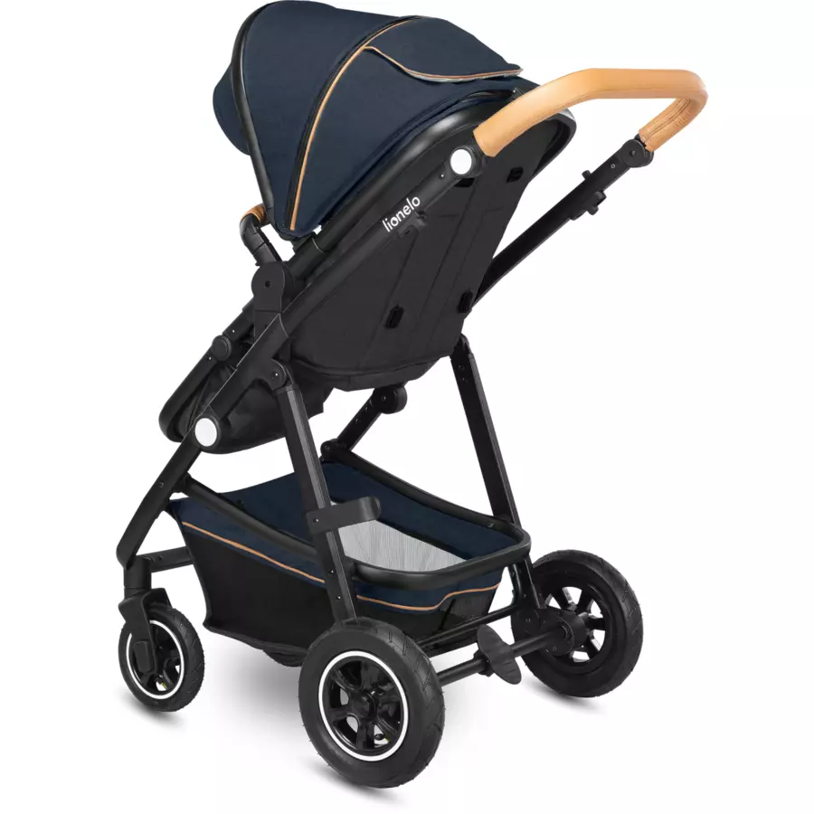 lionelo Kombikinderwagen Amber 3 in 1 Blue Navy