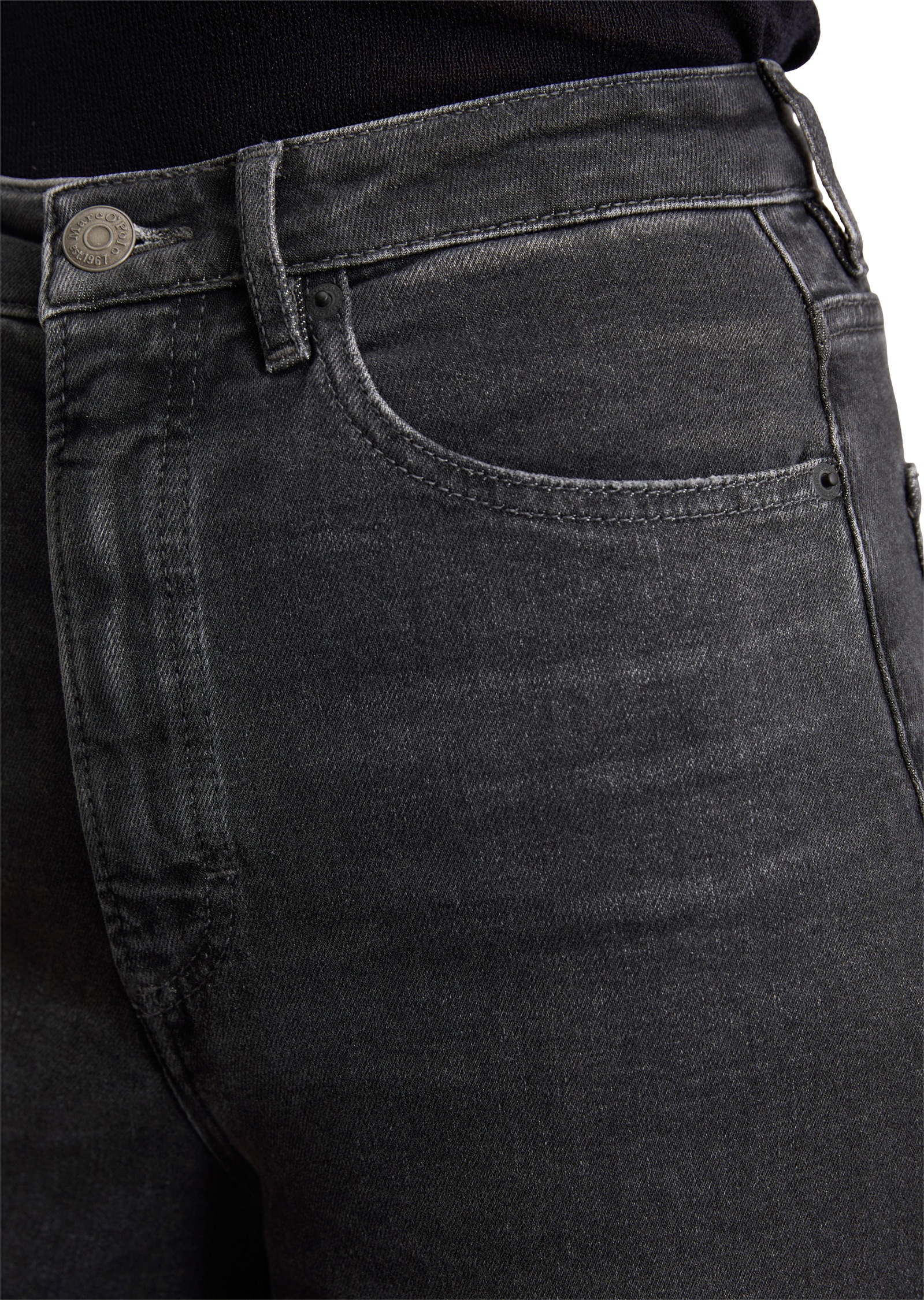 Marc O'Polo Weite Jeans »TOLVA« hohe Leibhöhe, aus Bio-Baumwolle mit Stretch