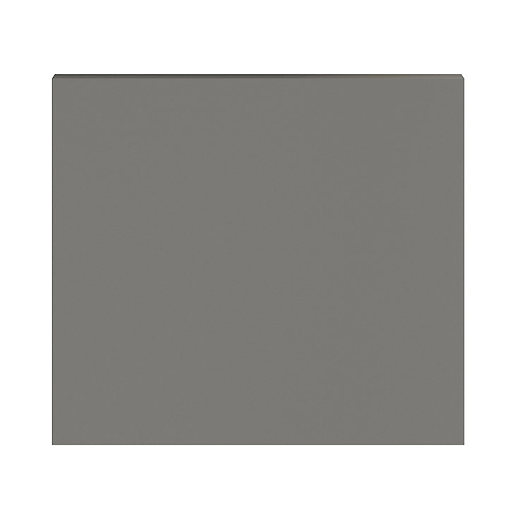 Côté de remplacement pour hotte GoodHome Garcinia gris ciment mat H. 32 cm x l. 36 cm x Ep. 18 mm