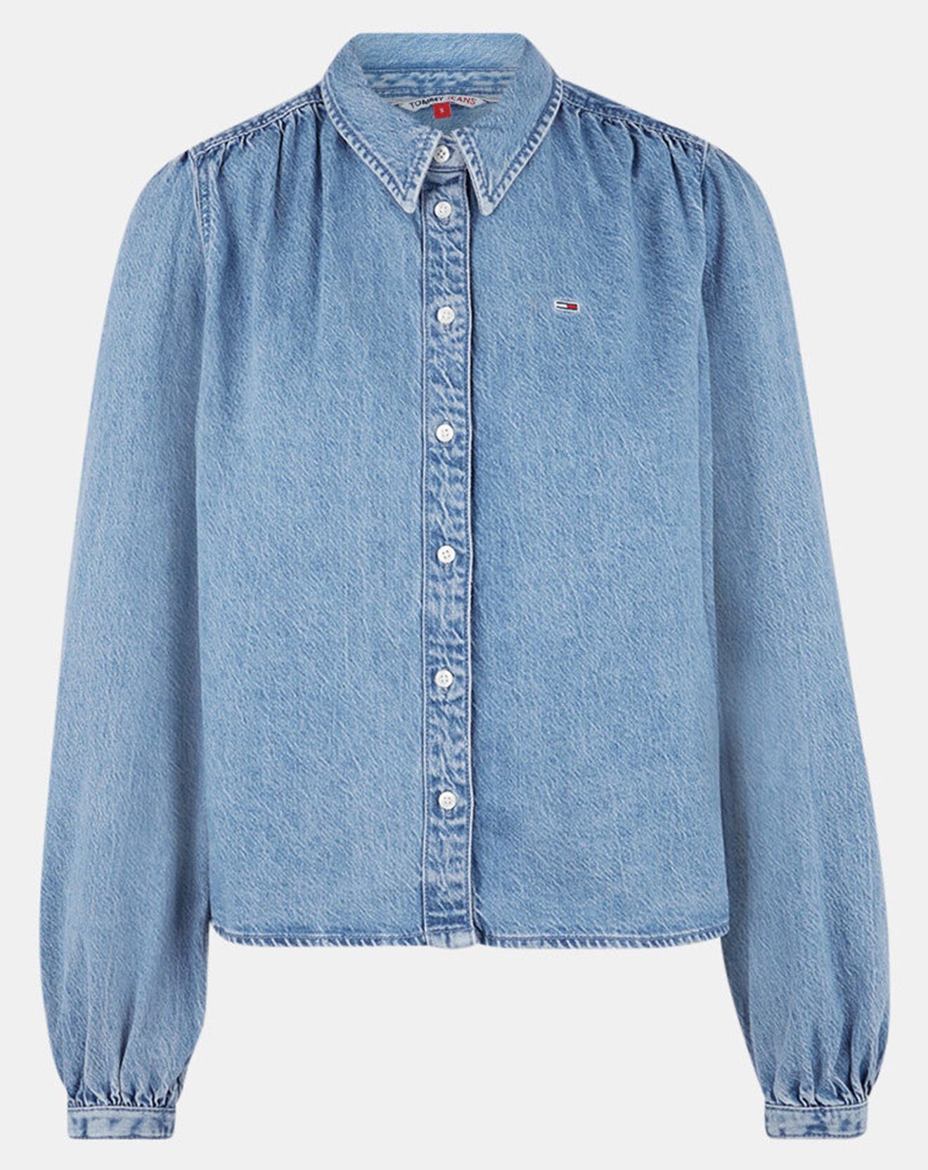Tommy Jeans Chemise Regular en Jean bleue