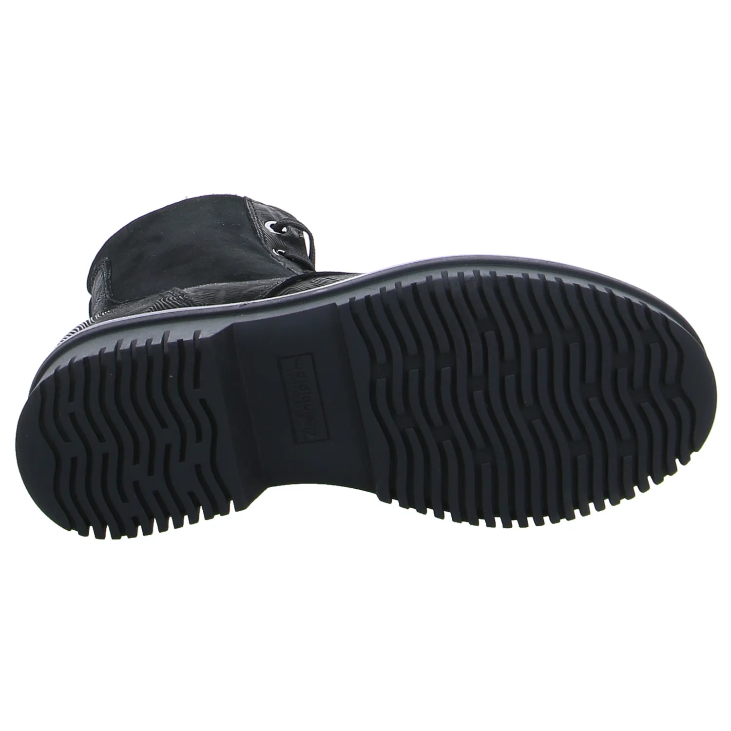 WALDLÄUFER Comfort-Boot Schwarz Leder
