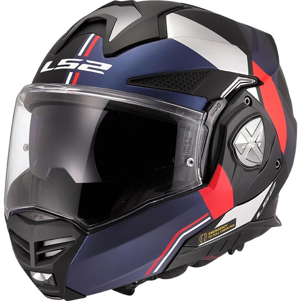 LS2 - Casque FF901 Advant X Ultra Bleu / Rouge / Blanc / Noir / Mat