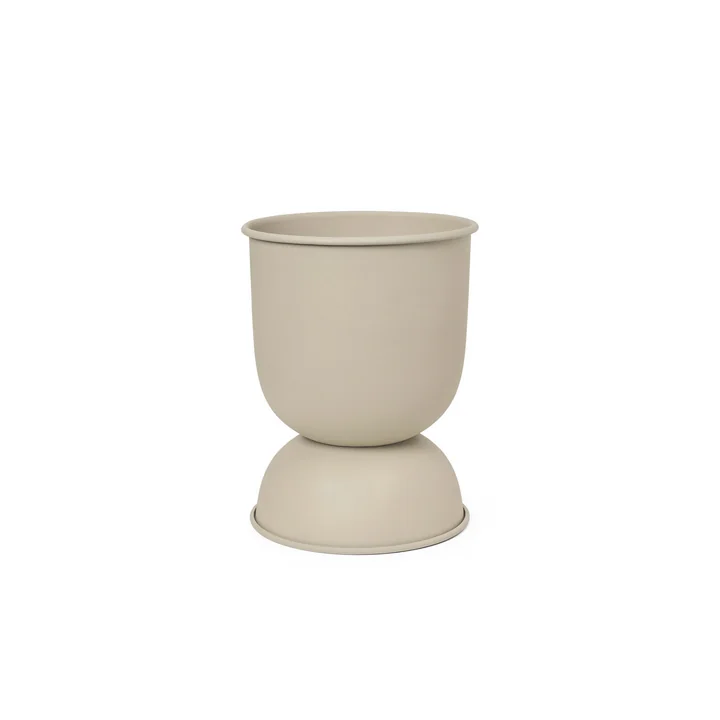 Ferm Living - Hourglass Blumentopf extra-small, Ø 21 x H 30 cm, cashmere