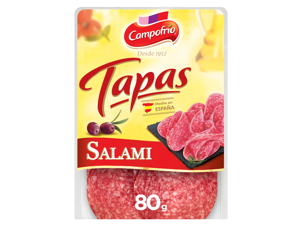 SALAME CAMPOFRIO FATIAS TAPAS 80G