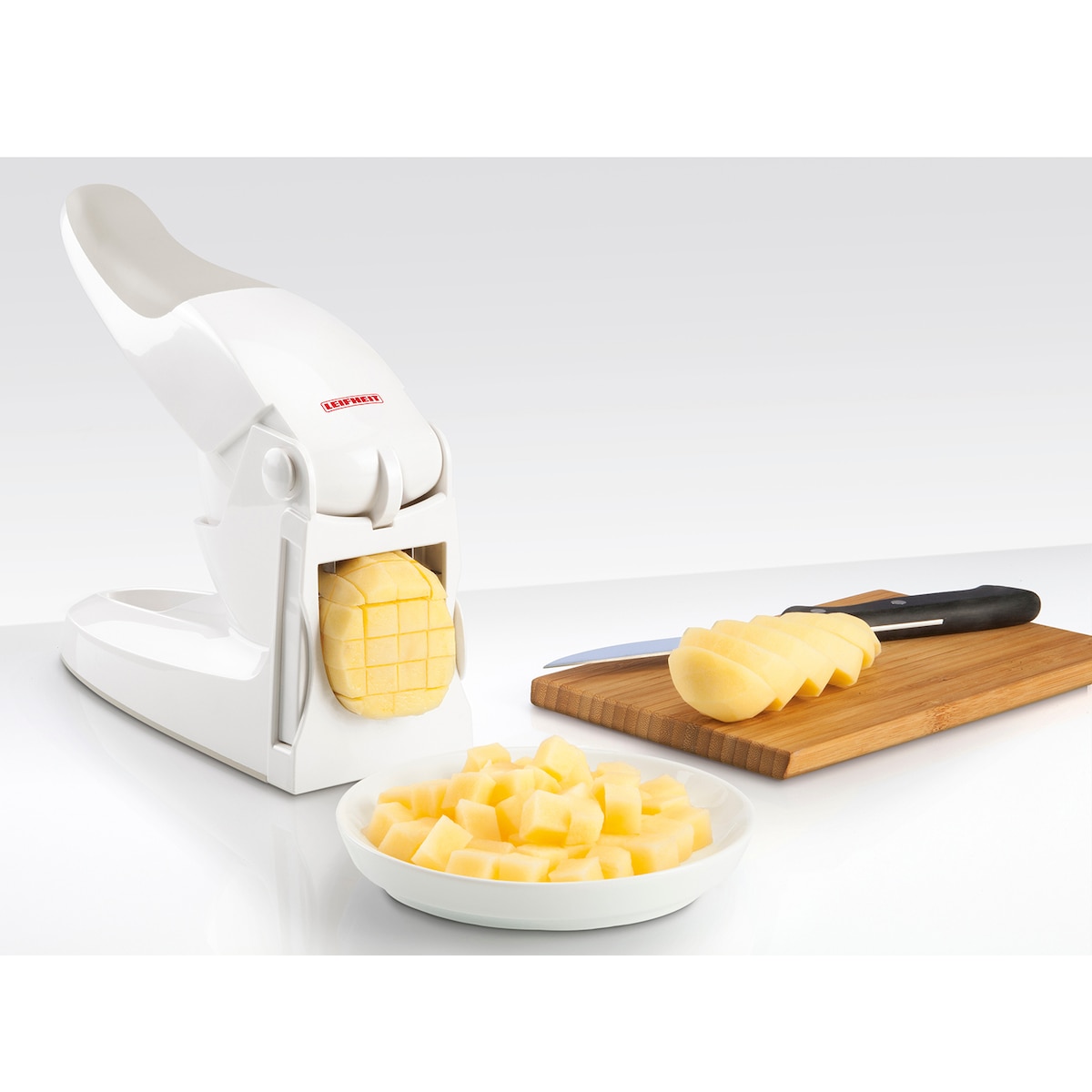Leifheit Soft touch Pommes frites jern Hvid