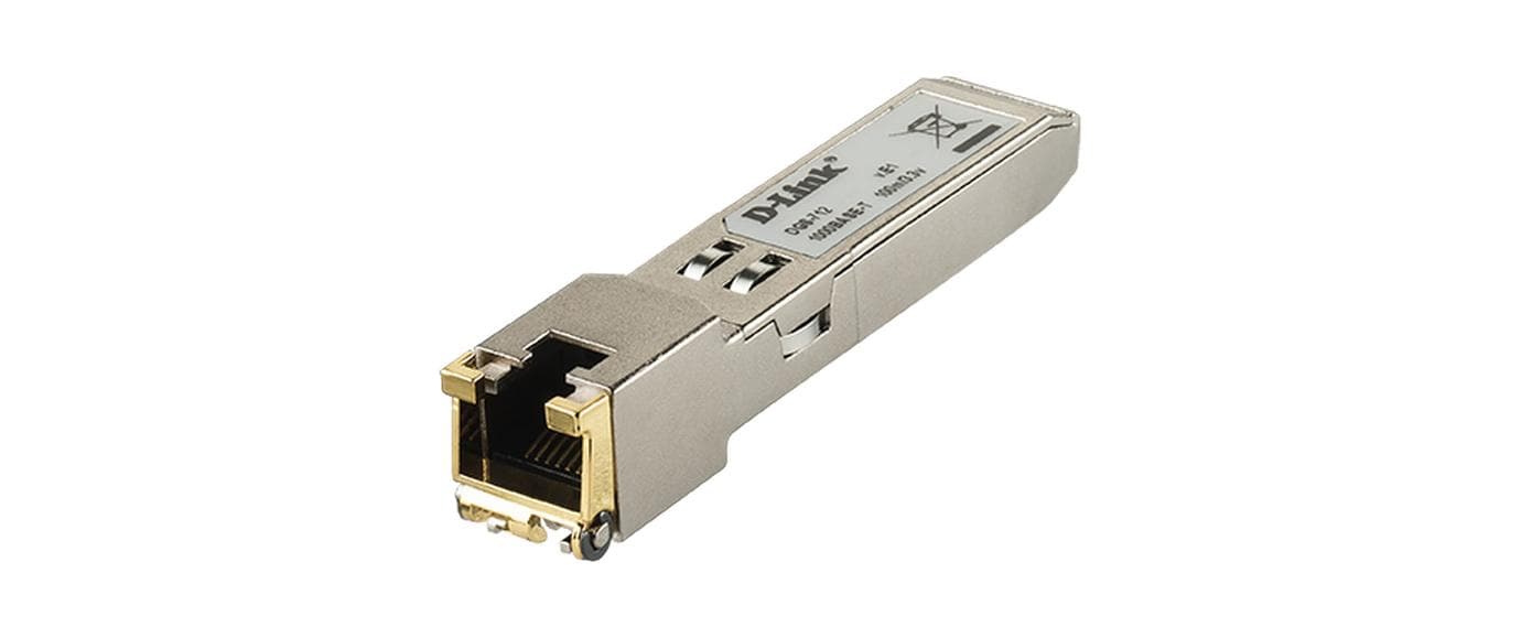 SFP Modul DGS-712SFP 1000 BASE-T Kupfer-Transceiver für D-Link Switches mit SFP-Steckplatz