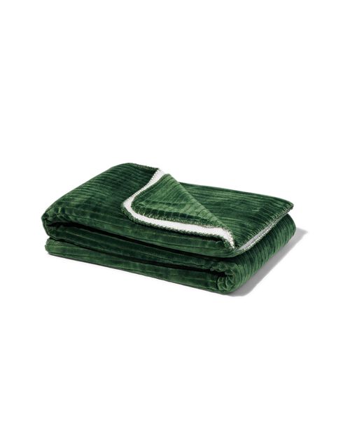 plaid polaire/sherpa 130x150 vert