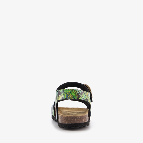 Groot leren kinder sandalen met print