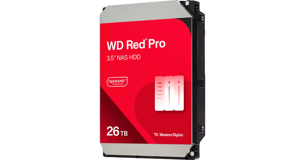 WDRed Pro 26 TB harde schijf  (WD260KFGX, SATA/600)