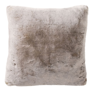 MONDO Felloptik-Kissen FLUFFY-MONDO 48 x 48 cm greige/taupe