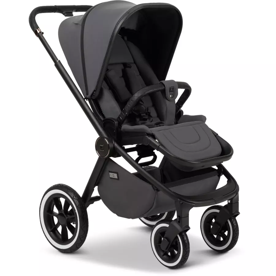 MOON Kombikinderwagen Resea Edition+ anthrazitblack matt
