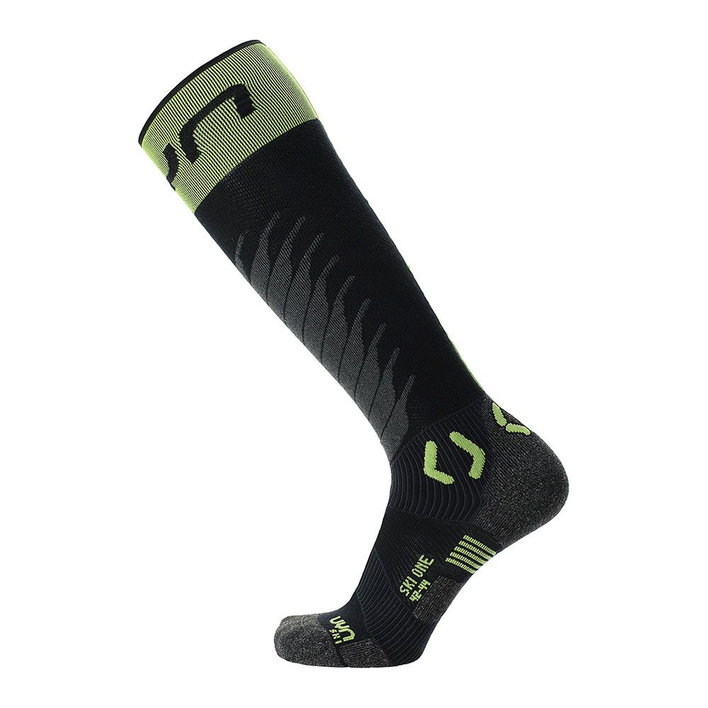 Uyn ONE - Chaussettes Homme black/lime