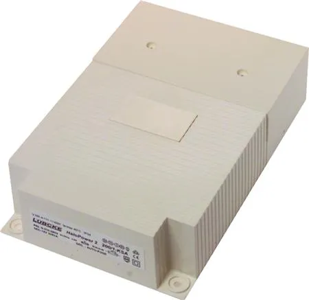Belysningstransformer HaloPower K300/6, 300W, 230V/12V, 6 udgange, LxBxH 240x157x60 mm, for vægmontage, tæthedsklasse IP22