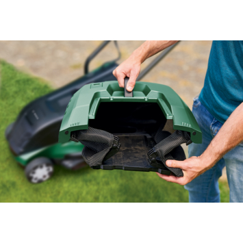 Bosch elektrische grasmaaier UniversalRotak 490 34cm 1300W met opbouwbare opvangbak