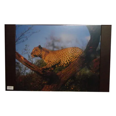 Loer & Schäfer Schreibtischunterlage mit Leopard 68 x 44 cm