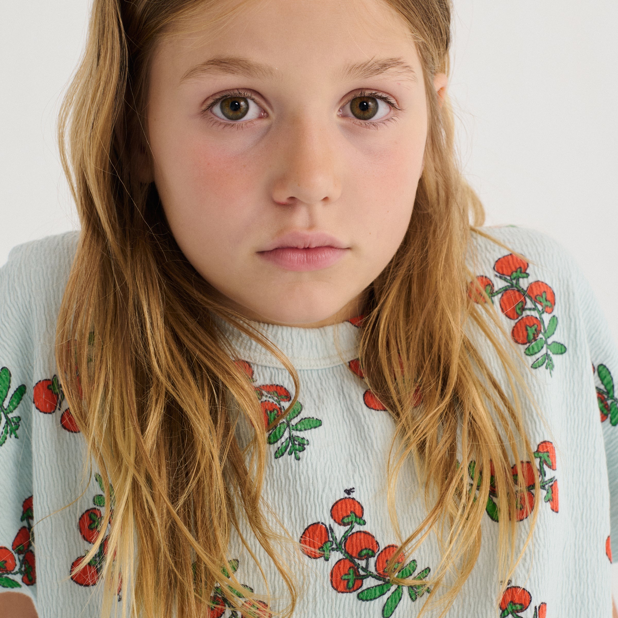 T-Shirt Juicy Tomatoes Light Blue