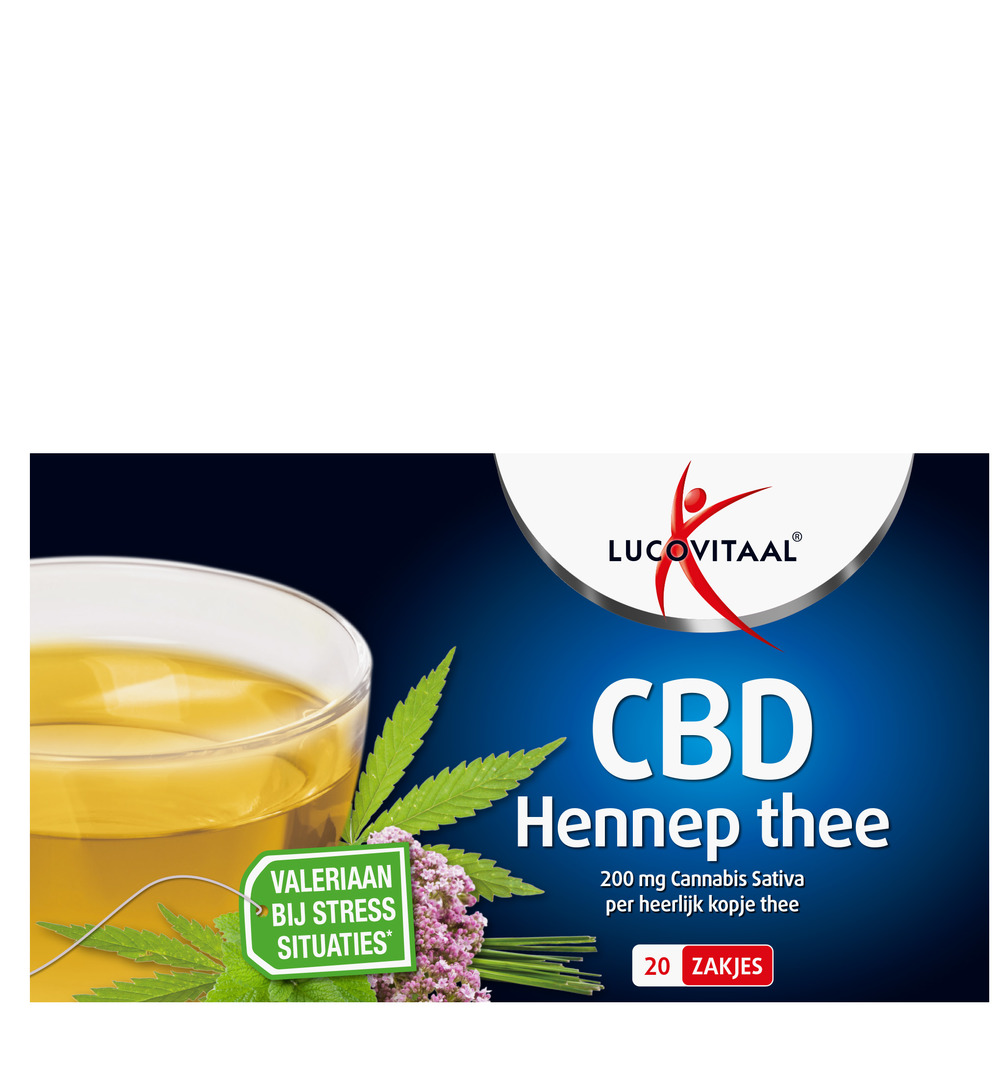 Lucovitaal CBD Hennep Thee (20 zakjes)