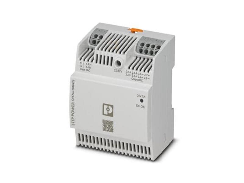 Phoenix Contact DIN-Schienennetzgerät 120 W, 24 V STEP3-PS 1AC, 24DC, 5A, Netzteil für Din Schienen montage