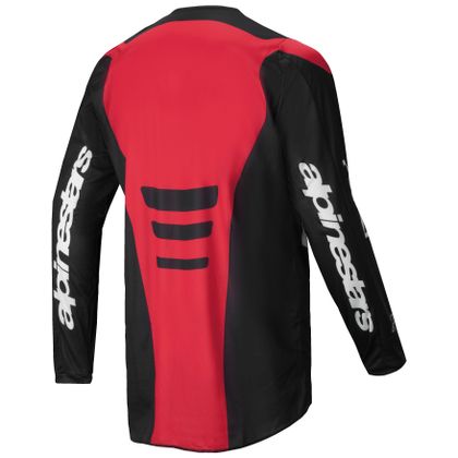 Maillot cross Alpinestars FLUID - HAUL 2025 - Noir / Blanc