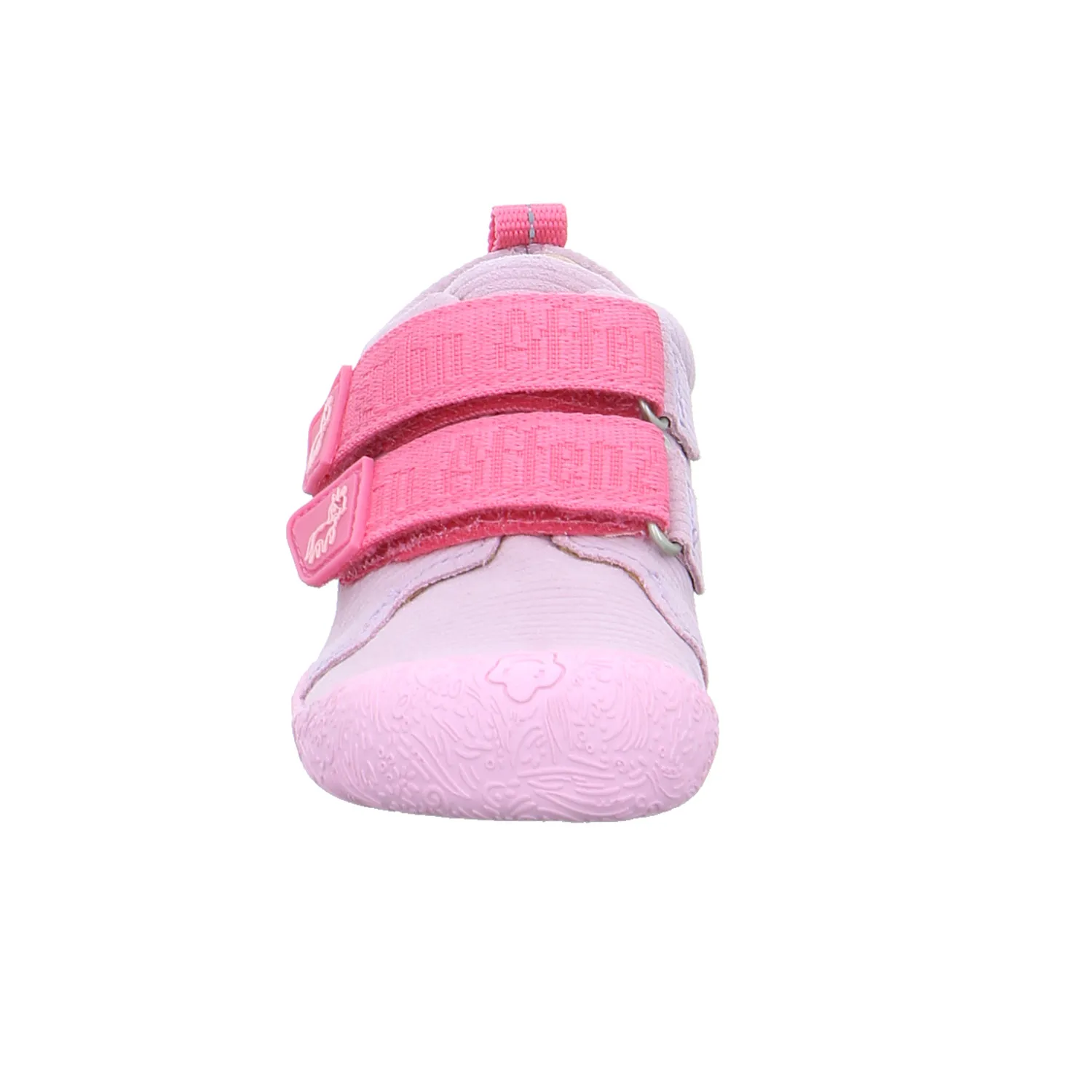 AFFENZAHN Lauflernschuh Rosa Leder  Krabbelschuh