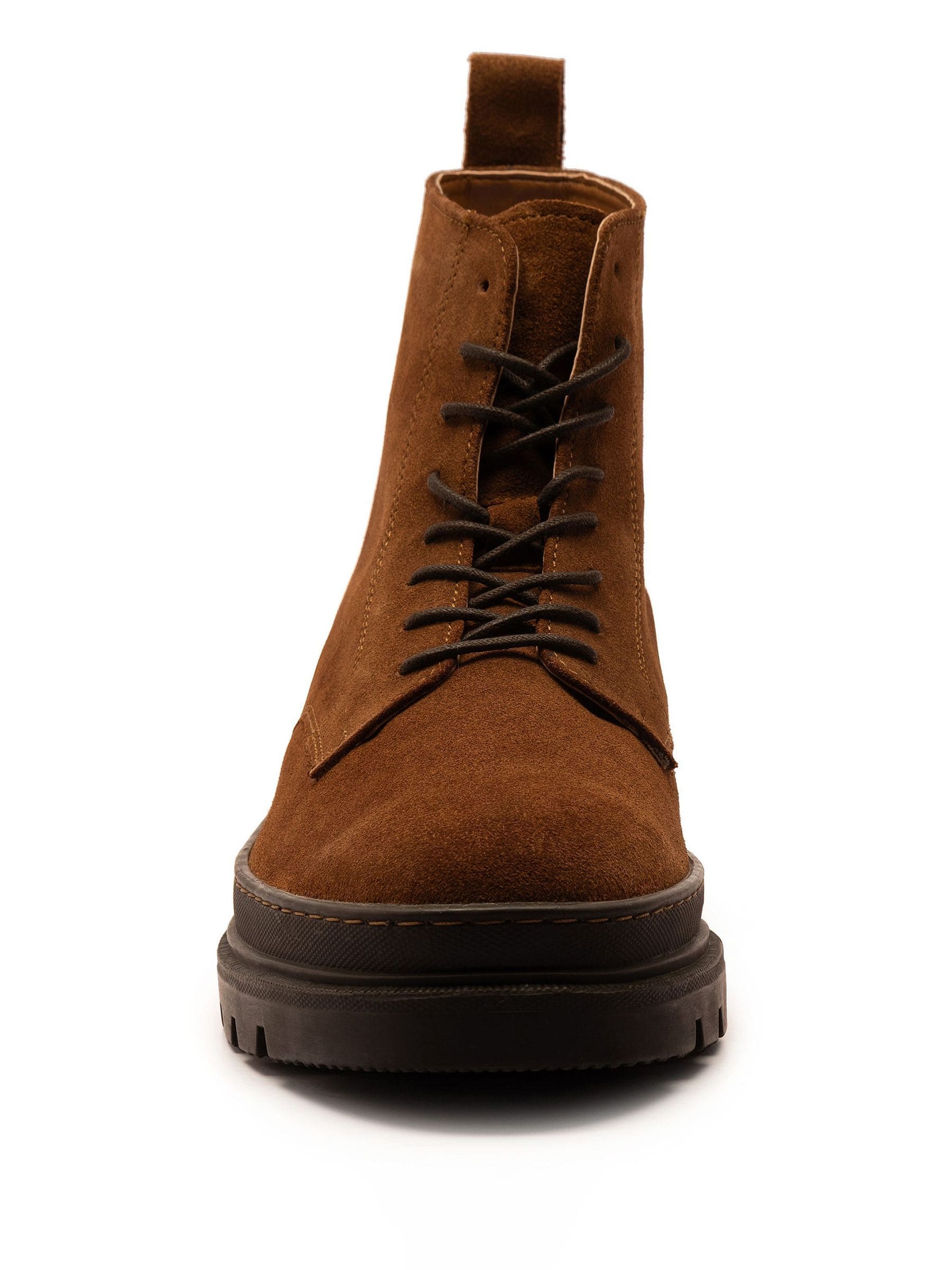 Off The Hook Blake Suede Leather Lace-Up Boots