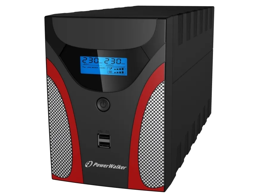 PowerWalker Basic VI 1500 STL FR - UPS - AC 162 - 290 V - 900 Watt - 1500 VA - 7.2 At - USB - output-stikforbindelser: 4