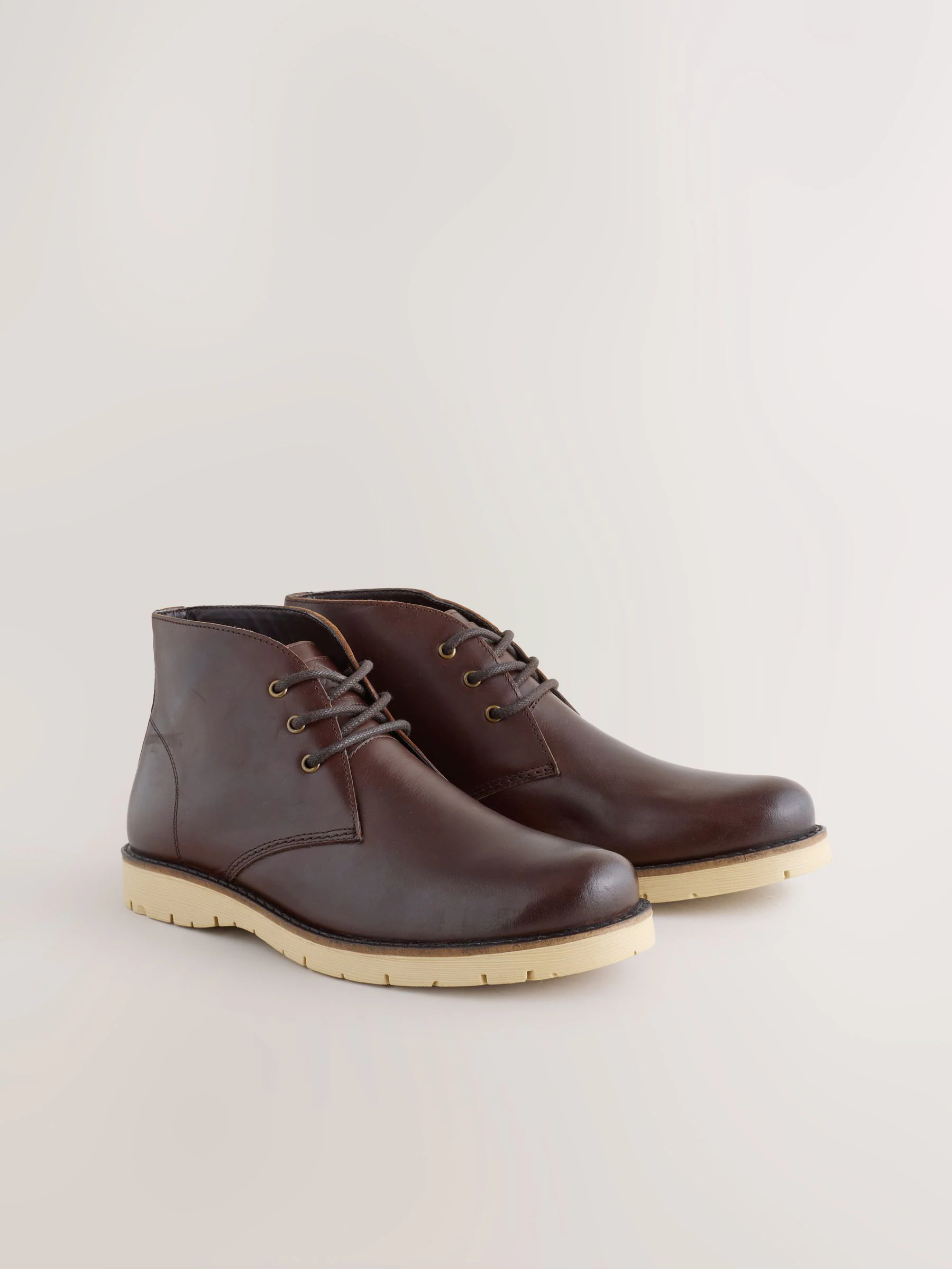 Lichtbruin - Sports Wedge Chukka Boots