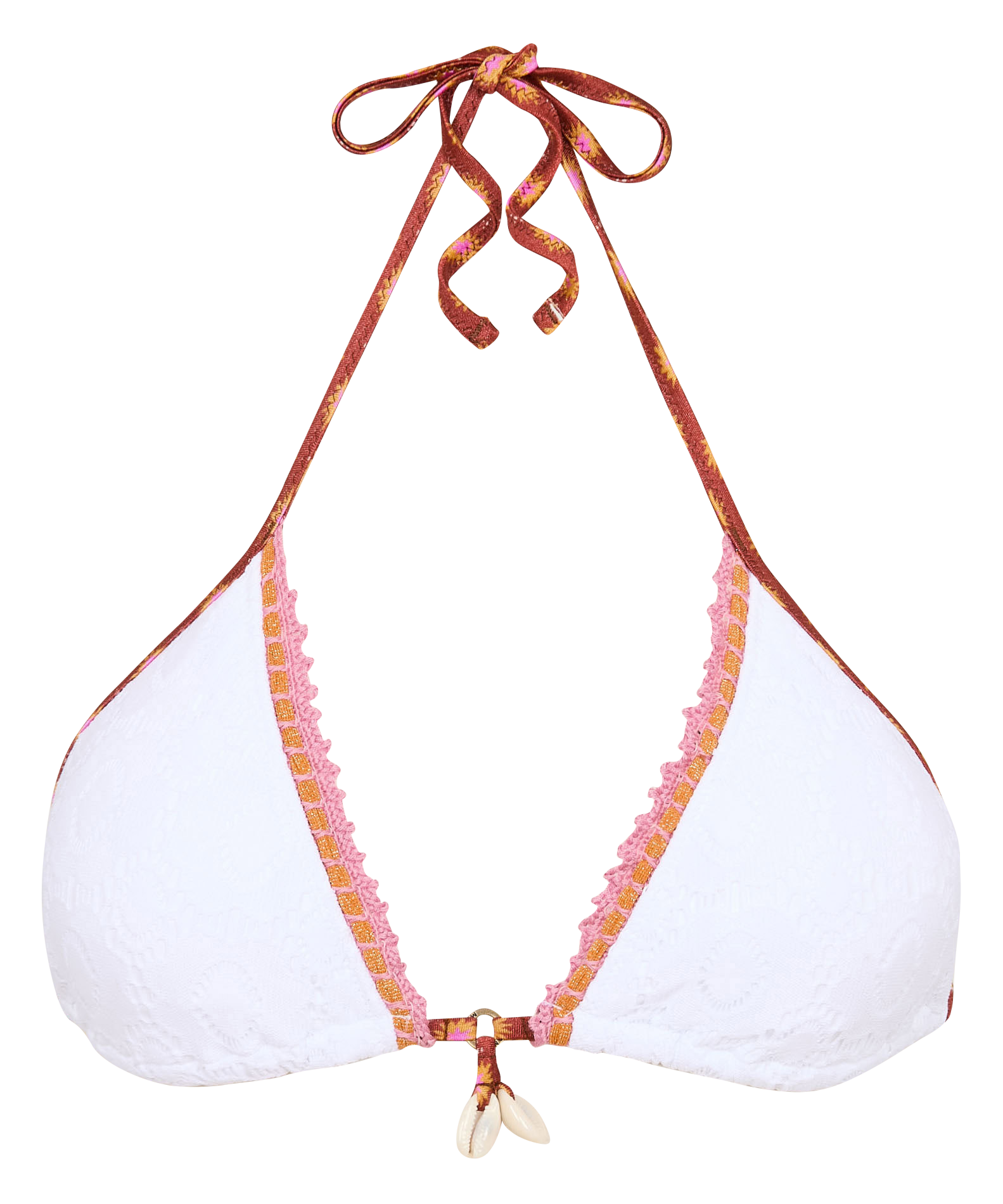 MUNDO SOLARBAY - Haut de bikini en crochet | Blanc