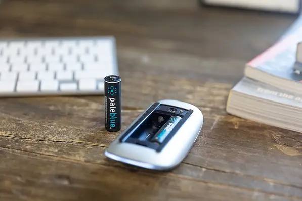 Pale Blue Li-ion Rechargeable AA Battery