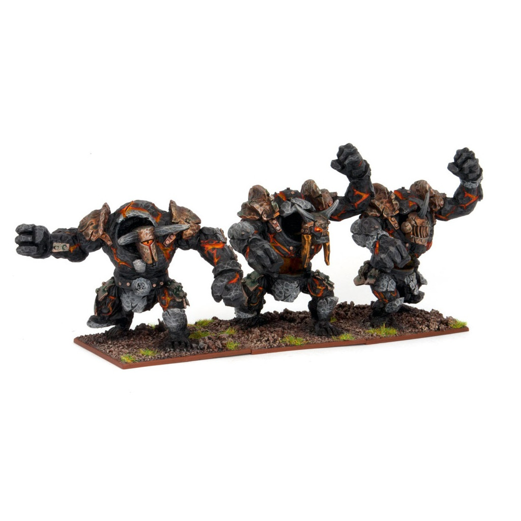 Kings of War - Abyssal Dwarf - Lesser Obsidian Golem