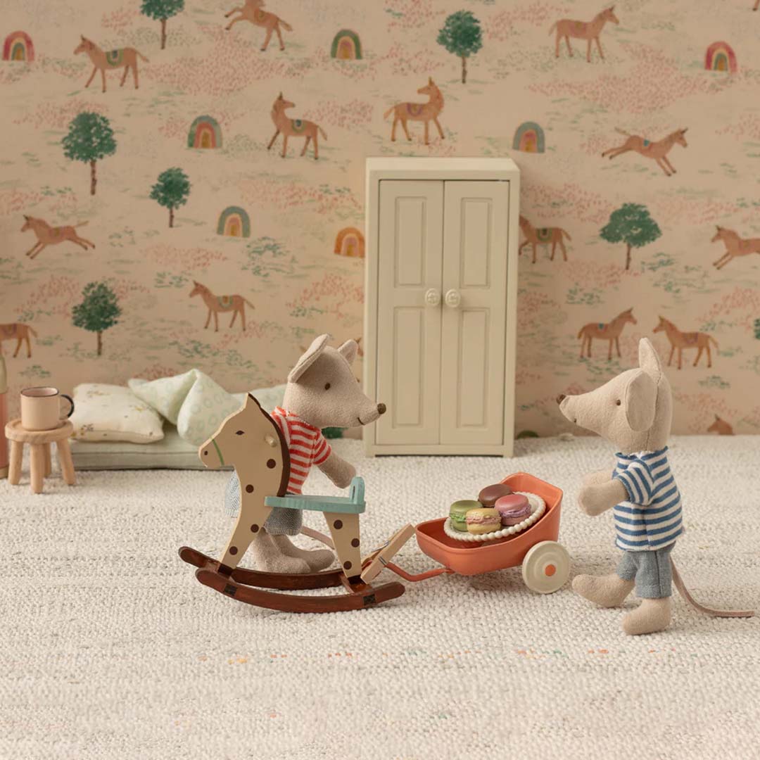 maileg knuffelmuis kleine broer en zus - louimax en stella - 11 cm