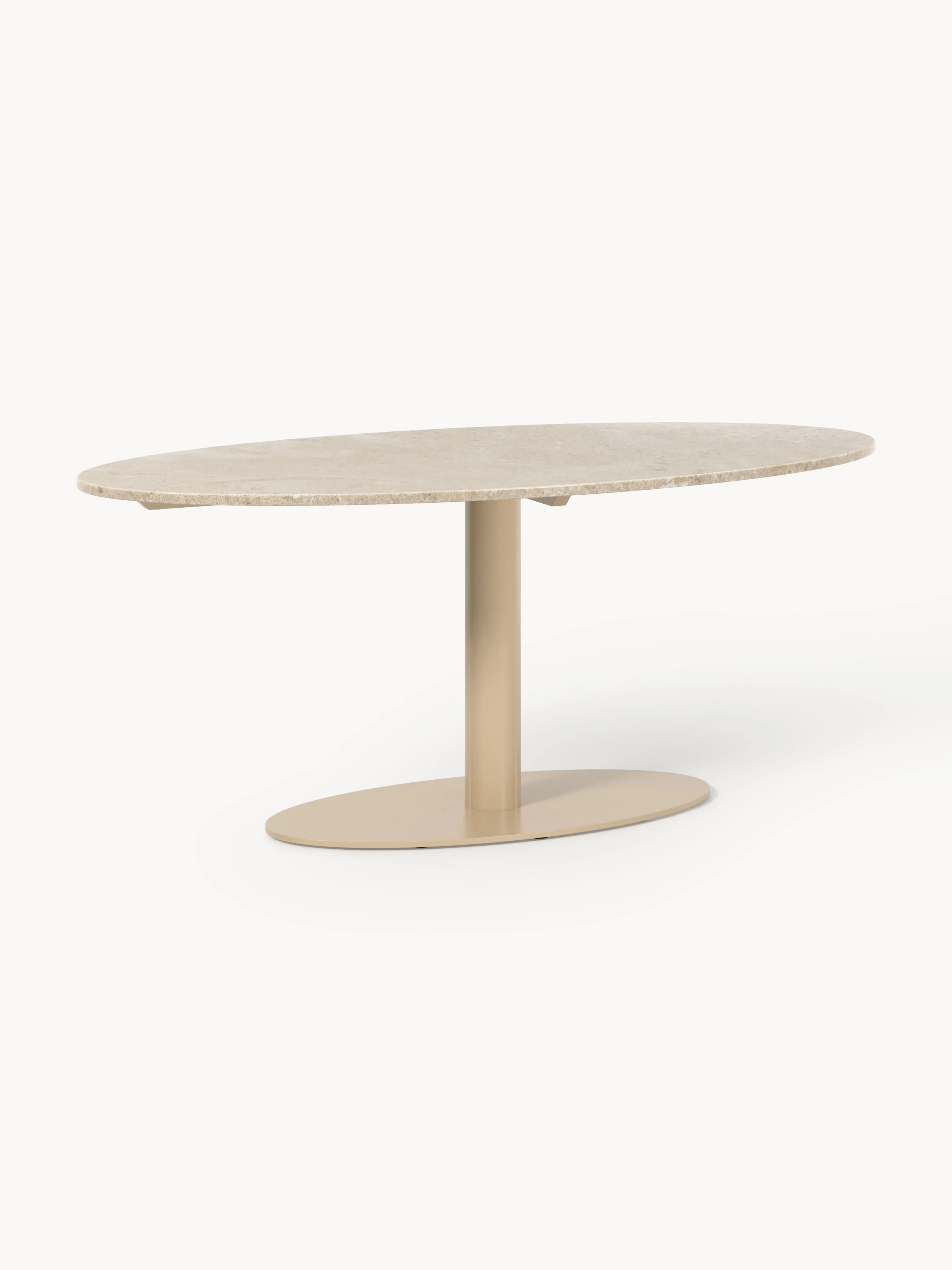 Ovale marmeren eettafel Miley, in verschillende formaten