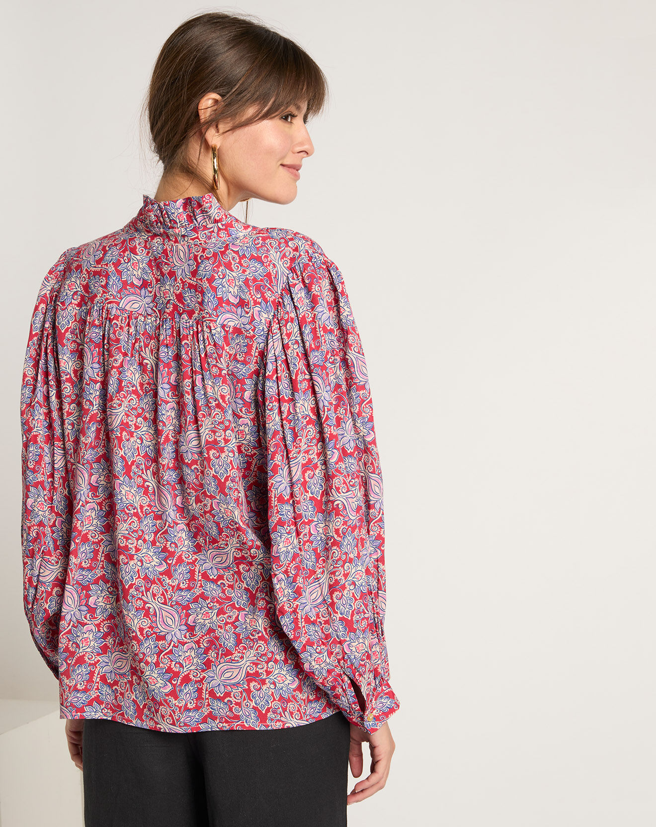 See u Soon Blouse Lea rouge