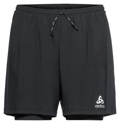 Short de Running 2 en 1 Odlo Essential 5'' Noir