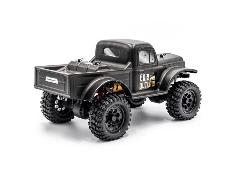 Funtek Scale Crawler CR12 Outlaw Schwarz, RTR, 1:12 4x4 Rock Crawler Pick-up