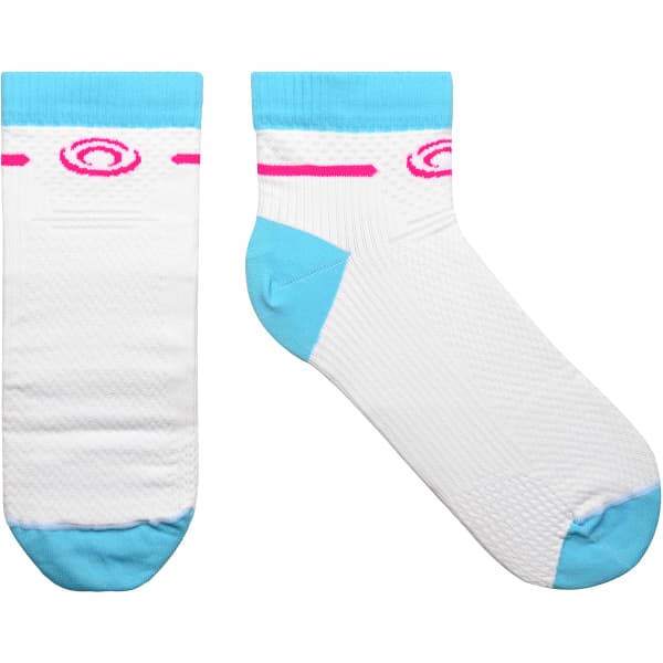 Chaussette running BV SPORT LIGHT RUN COURTE BLANC/TURQUOISE