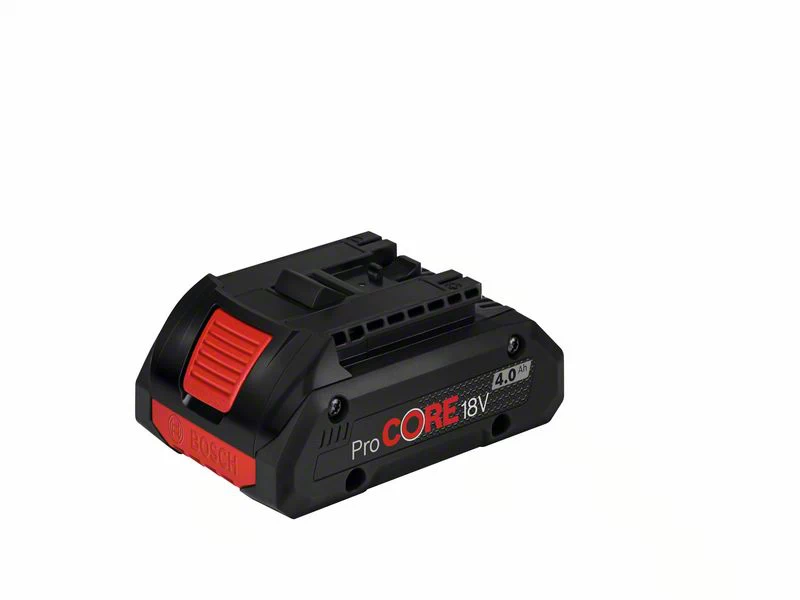 BOSCH COMBI-KIT 4 18V TOOLS: GSR 18V-90C + GWS 18V-15 PSC + GKM 18V-50 + GGS 18V-23 PLC + 1 4.0 AH BATTERY (PROCORE) + 2 5.5 AH BATTERIES (PROCORE) + GAL 1880CV (L) PROFESSIONAL