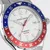 Jacques Lemans Herrenuhr Hybromatic Steel Blue Red 1-2109G