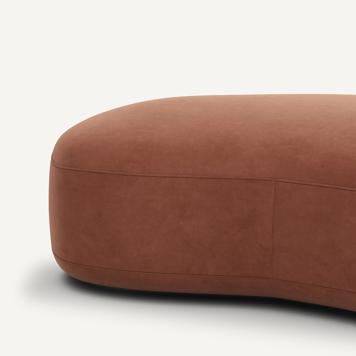 AM.PM<br>Puff em veludo, design Rosebury E.Gallina