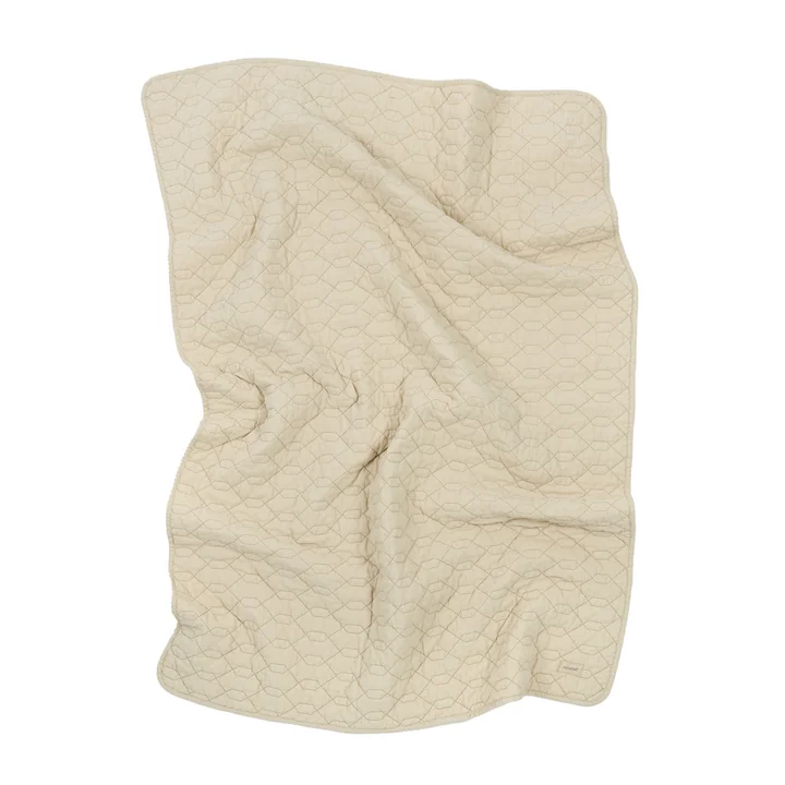 Nobodinoz - Wabi Sabi Steppdecke, 100 x 135 cm, ginger