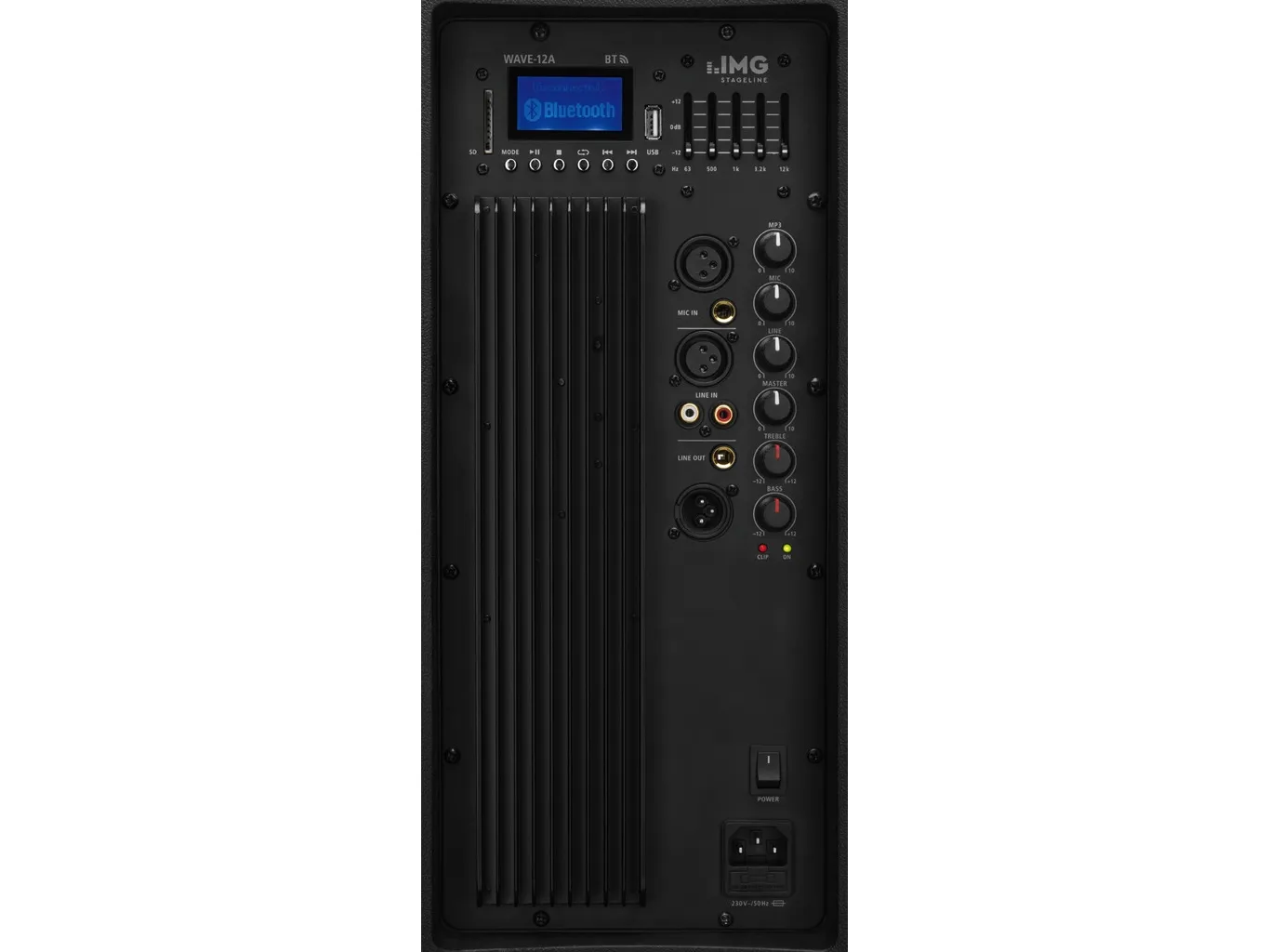 IMG Stage Line WAVE-12A, 2-vejs, Gulv, 0 - 40 °C, 200 W, 350 W, 55 - 20000 Hz