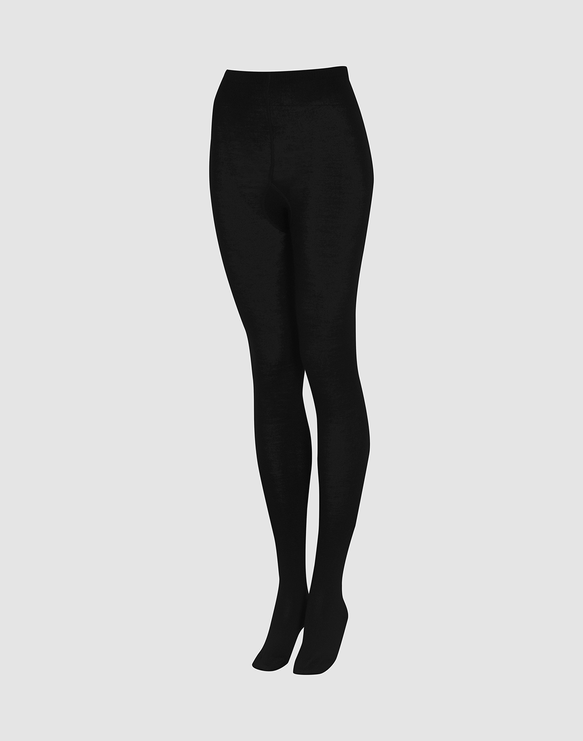 Maillot van merinowol voor dames in Zwart