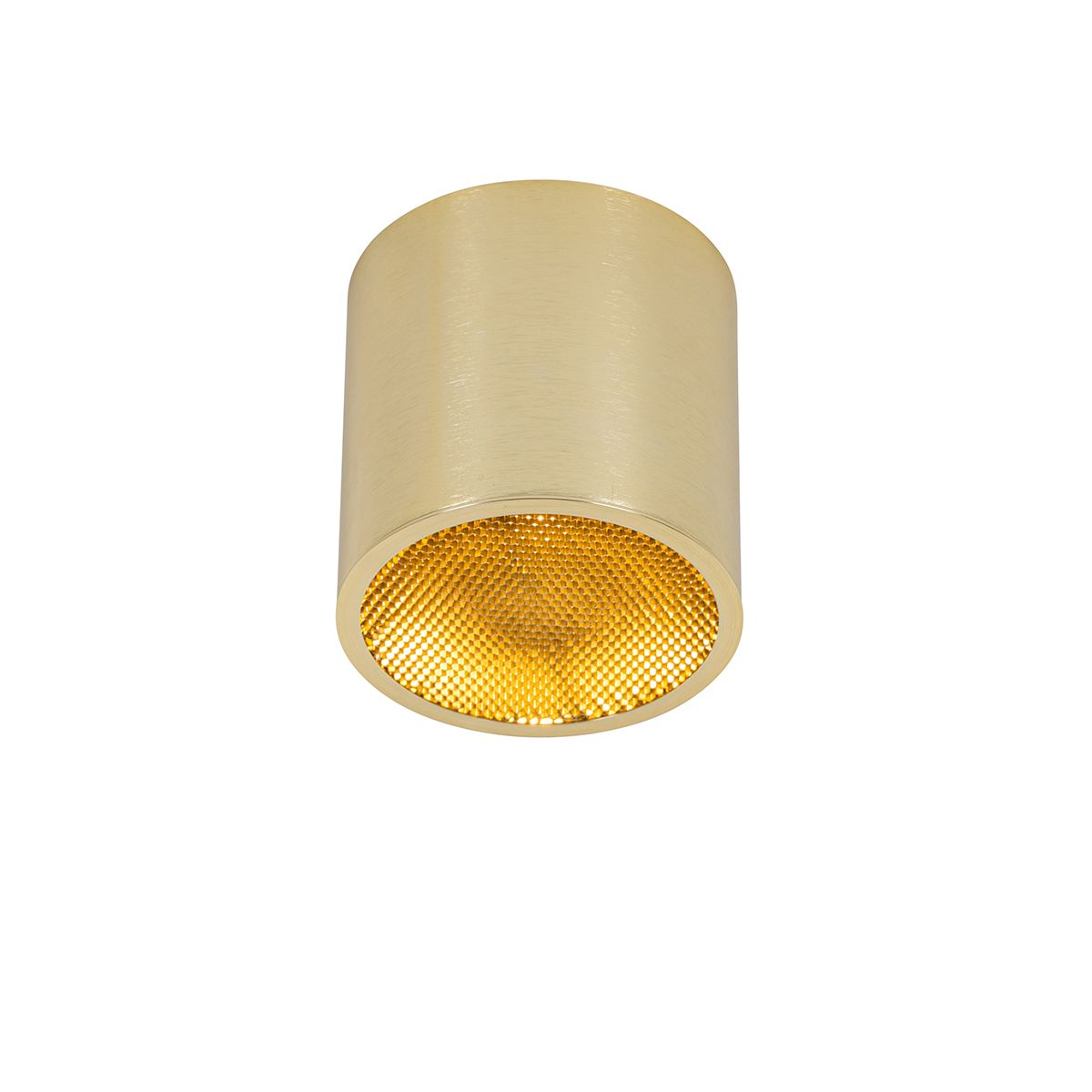 Design opbouwspot goud GU10 111mm - Impact Honey