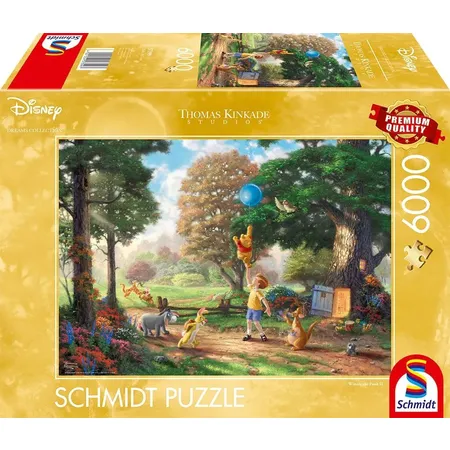 Schmidt Spiele Puzzle - Thomas Kinkade: Disney - Winnie Pooh II, 6.000 Teile