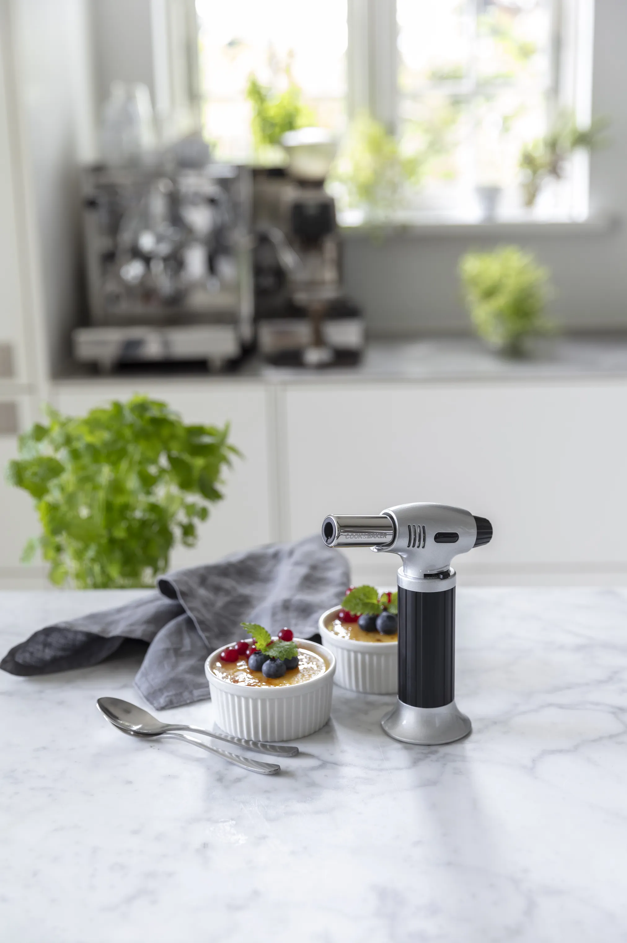 Cook & Baker Gasbrænder - inkl. 4 ramekiner